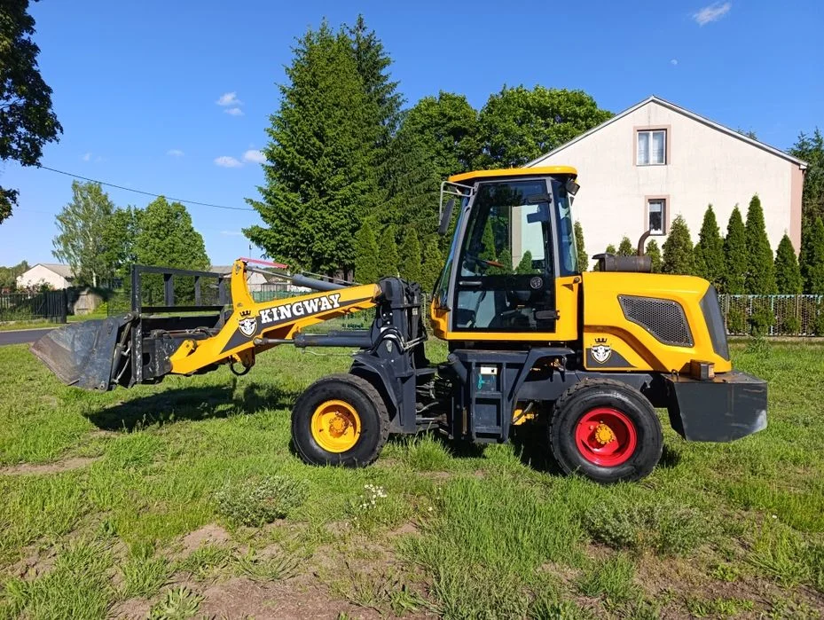 Ładowarka przegubowa Kingway Farmer 912 4x4 2021r krokodyl łyżka widły, 300 mH
912 FARMER 4×4
912 FARMER 4×4
912 FARMER 4×4 – zdjęcie 2