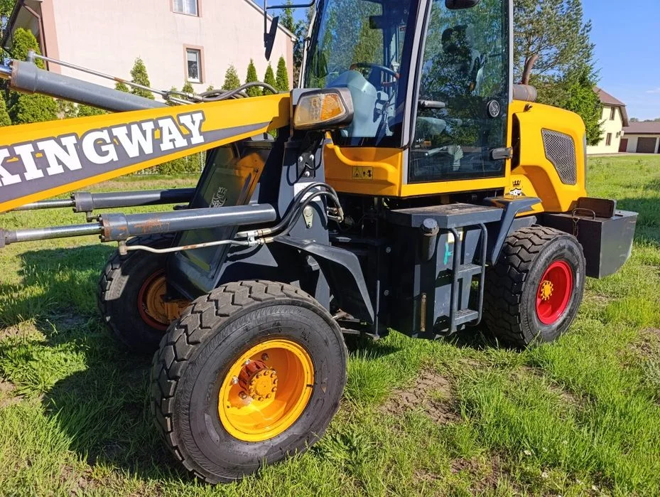 Ładowarka przegubowa Kingway Farmer 912 4x4 2021r krokodyl łyżka widły, 300 mH
912 FARMER 4×4
912 FARMER 4×4
912 FARMER 4×4 – zdjęcie 7