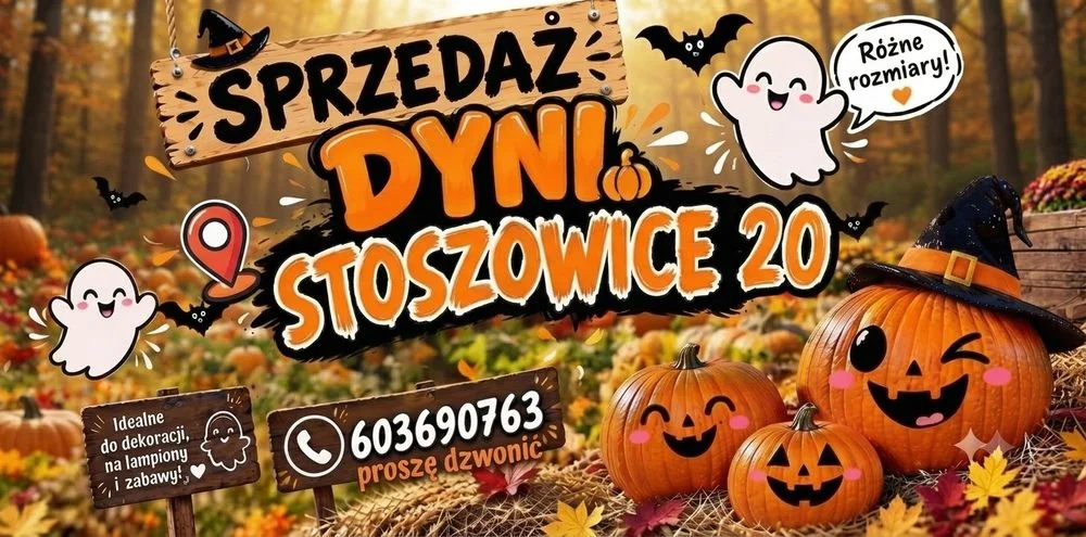 Sprzedaż Dyń na Halloween