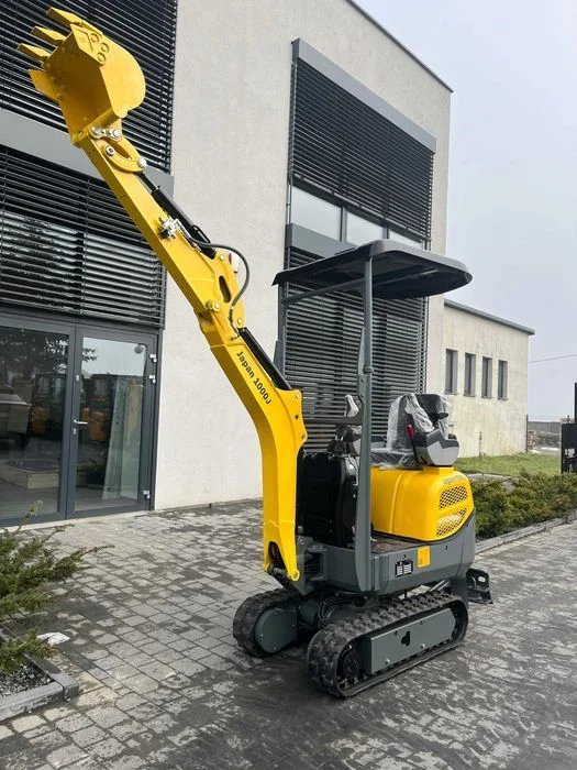 Koparka gąsienicowa GG JAPAN1000J silnik Kubota, joysticki, skrętne ramię, rozsuwane gąsienice Gunter Grossmann – zdjęcie 2
