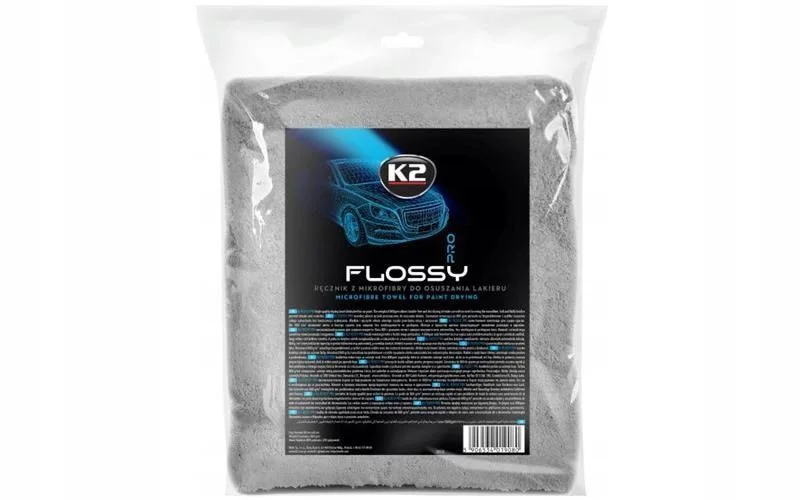 k2 flossy ręcznik z mikrofibry do osuszania lakieru 60x90cm