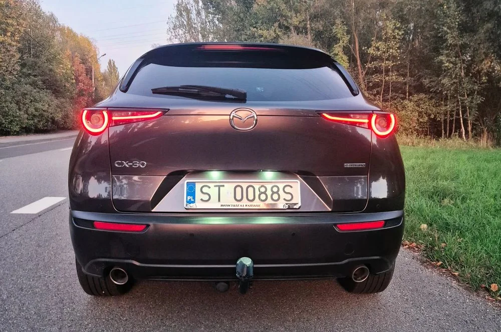 Mazda CX-30 Skyactive-X 186 koni, Kanjo Sport, 1-właściciel, krajowa, serwis ASO – zdjęcie 6