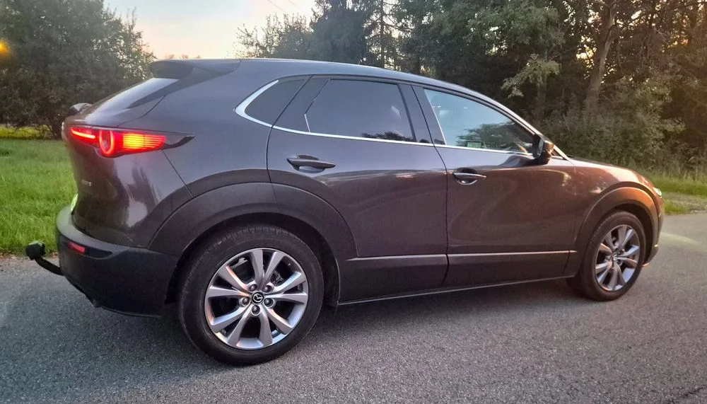 Mazda CX-30 Skyactive-X 186 koni, Kanjo Sport, 1-właściciel, krajowa, serwis ASO – zdjęcie 4