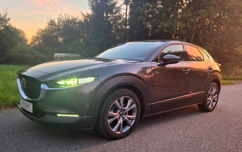 Mazda CX-30 Skyactive-X 186 koni, Kanjo Sport, 1-właściciel, krajowa, serwis ASO – zdjęcie 3