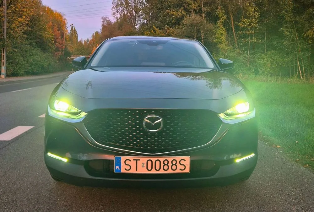 Mazda CX-30 Skyactive-X 186 koni, Kanjo Sport, 1-właściciel, krajowa, serwis ASO – zdjęcie 5