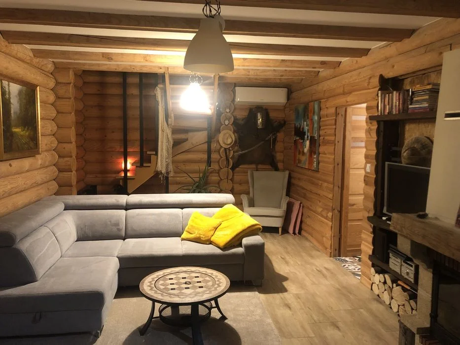 Dom z bali wynajem 6 osób,z widokiem na Beskid, jacuzii i sauna(opcja) – zdjęcie 4