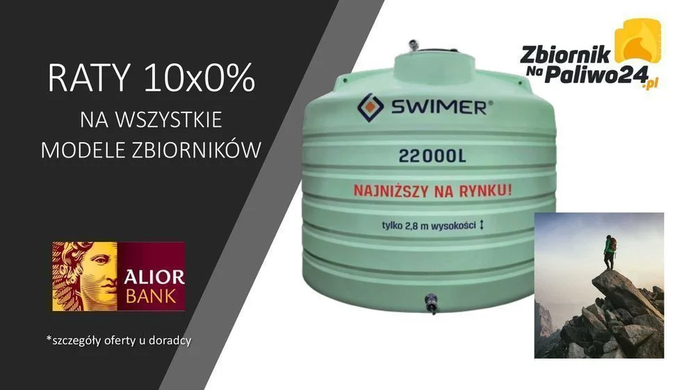 Koniec promocji ! Zbiornik do RSM, wody 22000 litrów SWIMER – zdjęcie 3