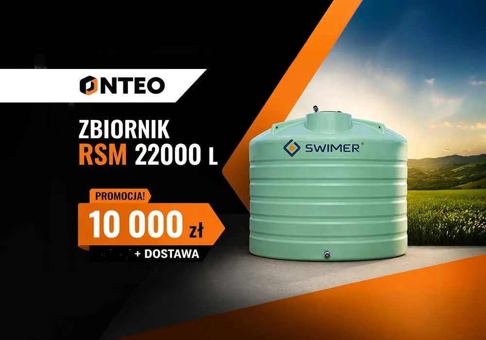 Koniec promocji ! Zbiornik do RSM, wody 22000 litrów SWIMER