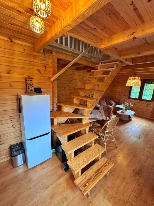 Nadbużański Zakątek Domek drewniany nad Bugiem – 7 osób – 2 stawy – Taras – Basen – JACUZZI Cisza i Natura – Wola Uhruska Nocleg Chełm – Okuninka – zdjęcie 6