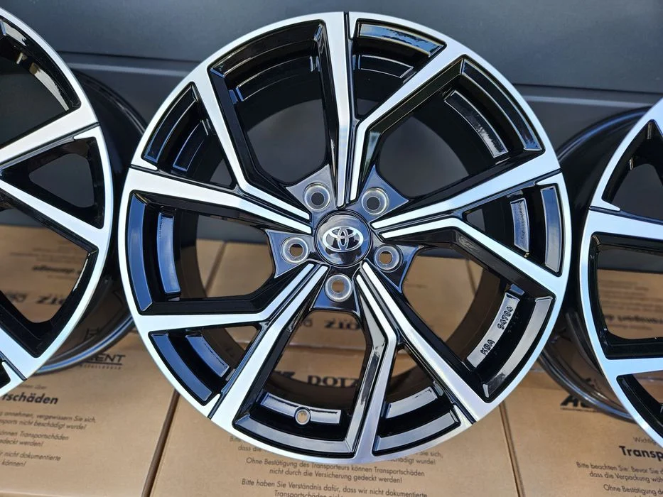 TOYOTA 18 " C-HR II / RAV4 V Nowe 5x114,3 CHR Felgi Czarne Poler ET35 ECE – zdjęcie 5