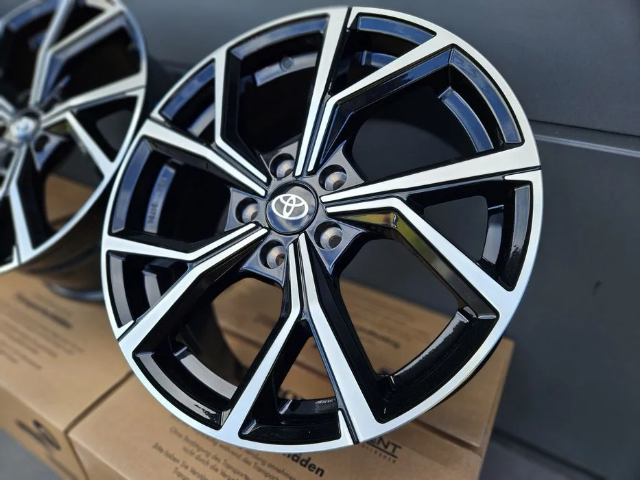 TOYOTA 18 " C-HR II / RAV4 V Nowe 5x114,3 CHR Felgi Czarne Poler ET35 ECE – zdjęcie 2
