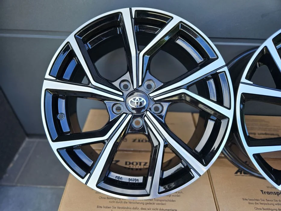 TOYOTA 18 " C-HR II / RAV4 V Nowe 5x114,3 CHR Felgi Czarne Poler ET35 ECE – zdjęcie 6