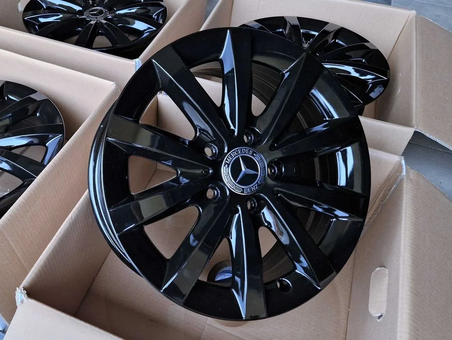 Alufelgi 16 5x112 Czarne Mercedes A B C CLA V Vito Viano i inne ! 433#