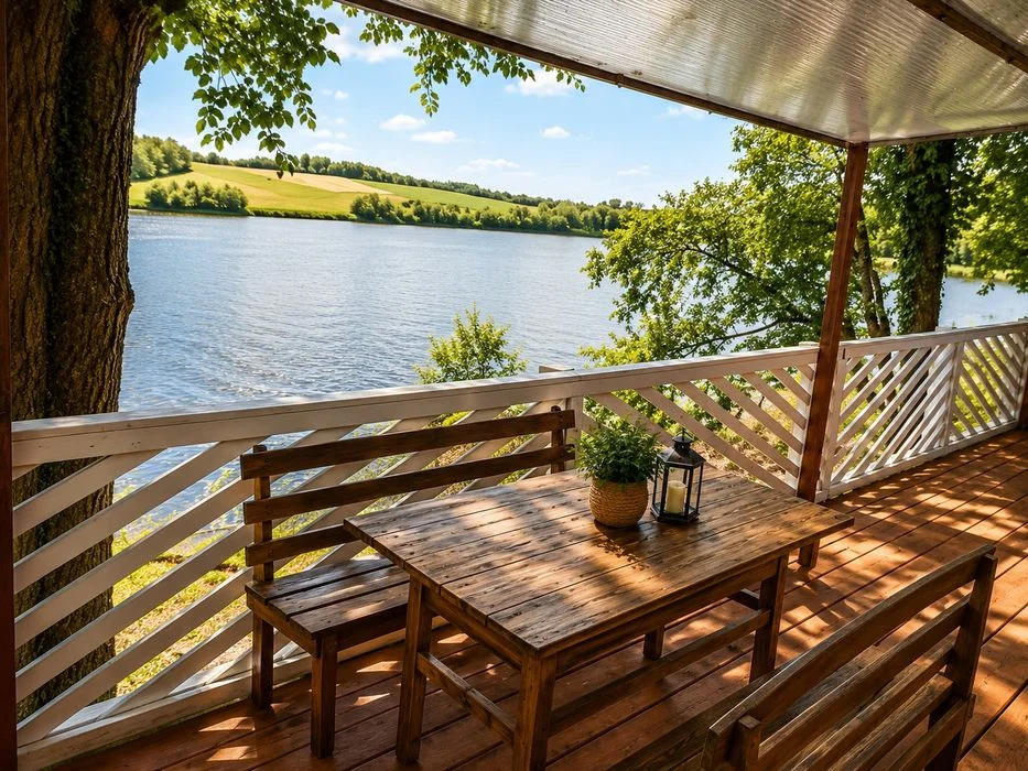 Domek letniskowy klimatyzowany nad jeziorem z linią brzegową Kaszuby – zdjęcie 2