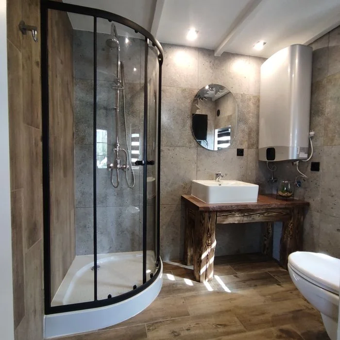 Domek pod Karpaczem balia z jacuzzi i sauna , basen – zdjęcie 9