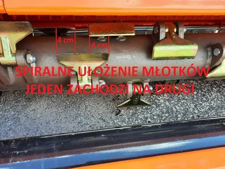 1600APP PROMOCJA MŁOTKI PASKI WAŁEK GRATIS Mulczer Zeppelin Kosiarka Bijakowa Tylno Boczna do Koszenia Skarp Rowów Poboczy Krzaków Zarośli Gałęzi – zdjęcie 4