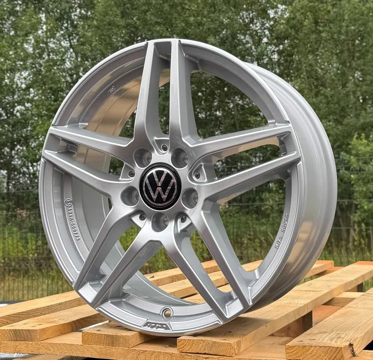 Alufelgi 5x112 r17 VW NOWE! Golf Passat Touran Caddy Tiguan Jetta Sharan 11# felgi aluminiowe zamiennik – zdjęcie 5