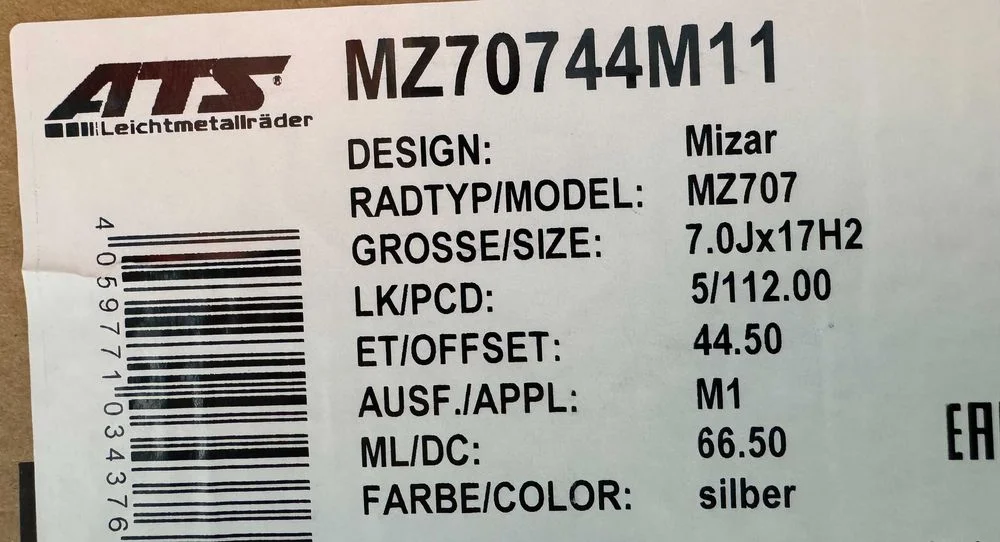 Alufelgi 5x112 r17 VW NOWE! Golf Passat Touran Caddy Tiguan Jetta Sharan 11# felgi aluminiowe zamiennik – zdjęcie 8
