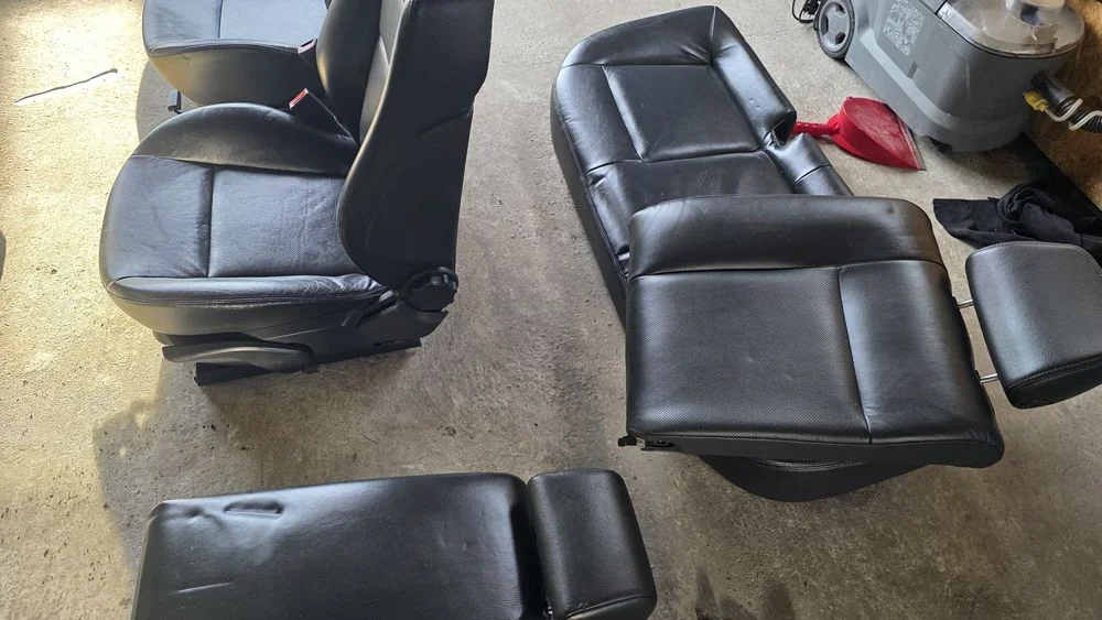 Fotele Opel Astra H pełna skóra komplet + boczki stan idealny – zdjęcie 3