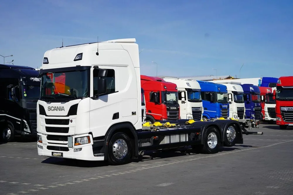 Scania R 450 / ACC / E 6 / RETARDER / BDF / 7,15 M , 7,45 M , 7,82 M