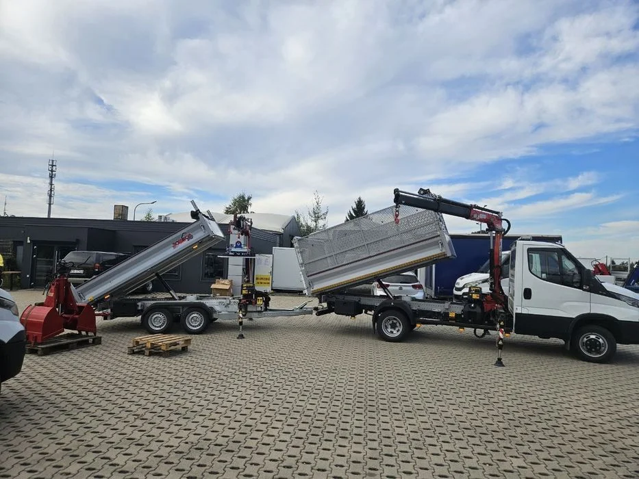 Iveco 35c-50c żuraw HDS, wywrotka, skrzynia, DEMO demo w idealnym stanie na sprzedaż