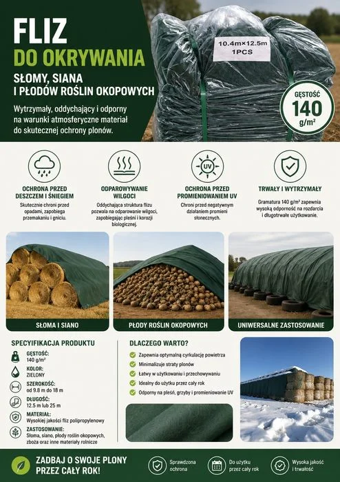 Fliz na słomę stogi 15.6 x 25 wysylka – zdjęcie 2