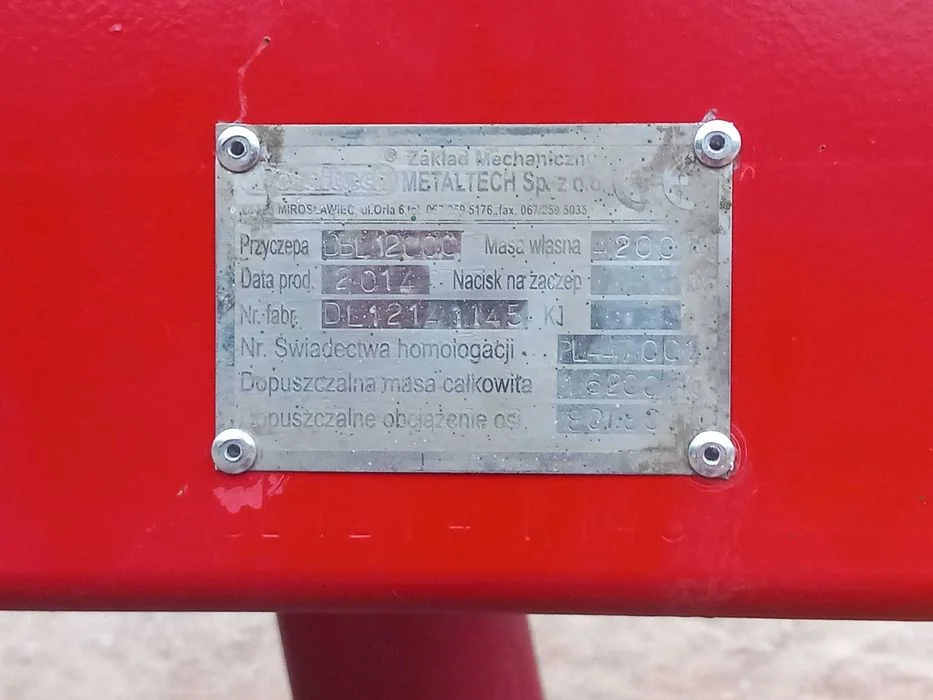 przyczepa METALTECH, HL, HW, 14 ton, 3-stronny wywrot – zdjęcie 4