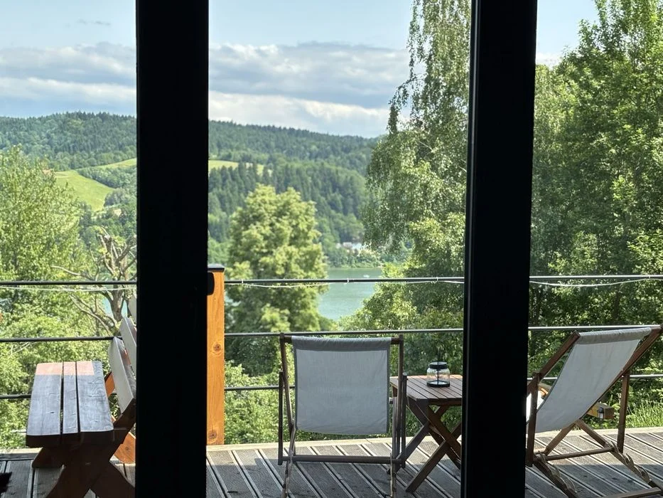 Domki z widokiem na jezioro i góry Bieszczady, Solina, Polańczyk – zdjęcie 6