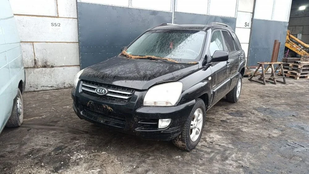 36593 Kia sportage 2 silnik 2.0 CRDi D4EA skrzynia GU14J lakier 9P