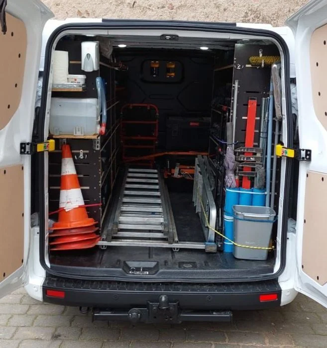 Regały do busa Citan Skośny S 120 cm regał warsztatowy ze sklejki – zdjęcie 9