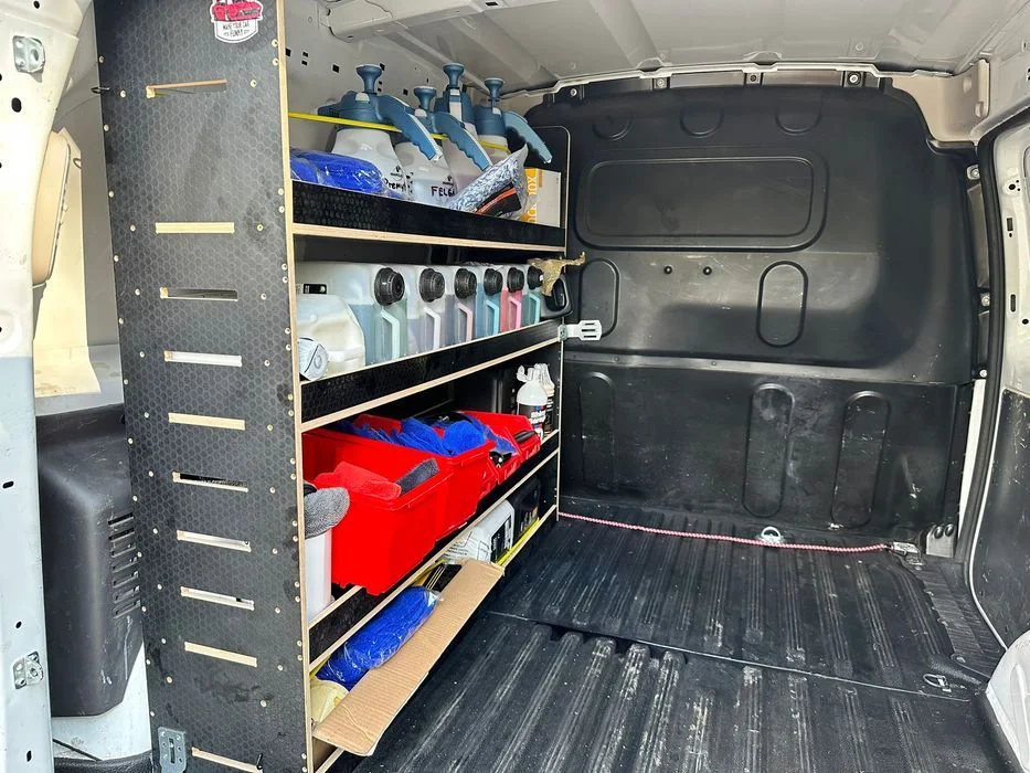 Regały do busa Citan Skośny S 120 cm regał warsztatowy ze sklejki – zdjęcie 5