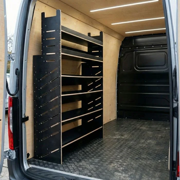 Regały do busa Transit Skośny XL+ 75 cm regał warsztatowy ze sklejki