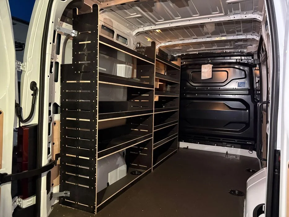 Regały do busa Crafter Skośny XL+ 100 cm regał warsztatowy ze sklejki – zdjęcie 12