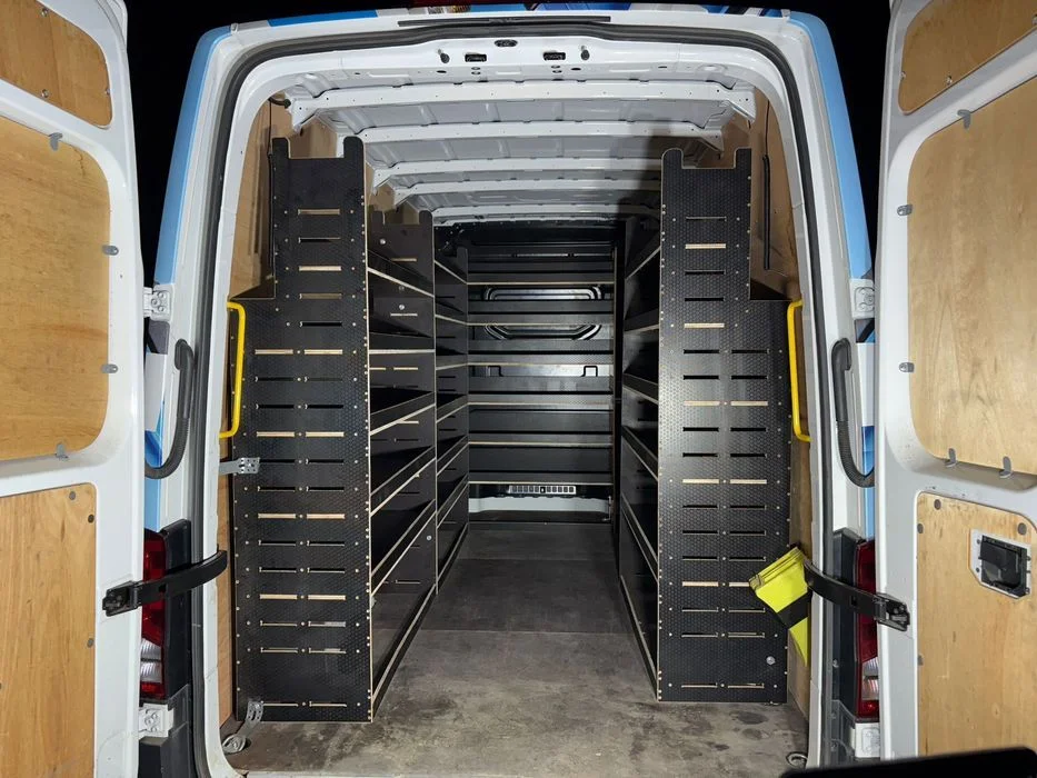 Regały do busa Crafter Skośny XL+ 100 cm regał warsztatowy ze sklejki – zdjęcie 10