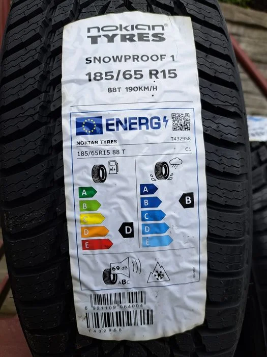 4 Opony Nowe zimowe 185/65 R15 NOKIAN Montaż i wyważenie Gratis! – zdjęcie 7