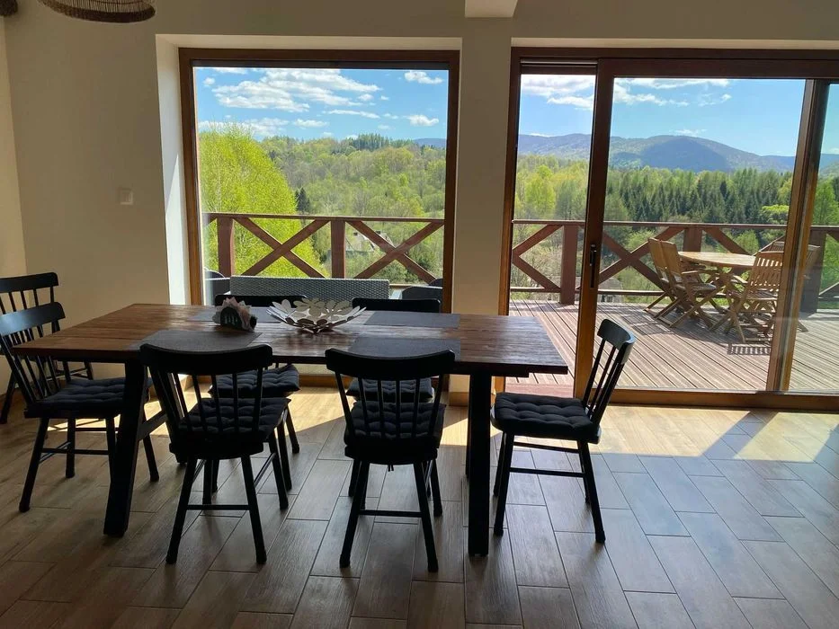 Bieszczady - Widokówka Wetlina, pokoje z łazienkami, taras z pięknym widokiem na góry – zdjęcie 2