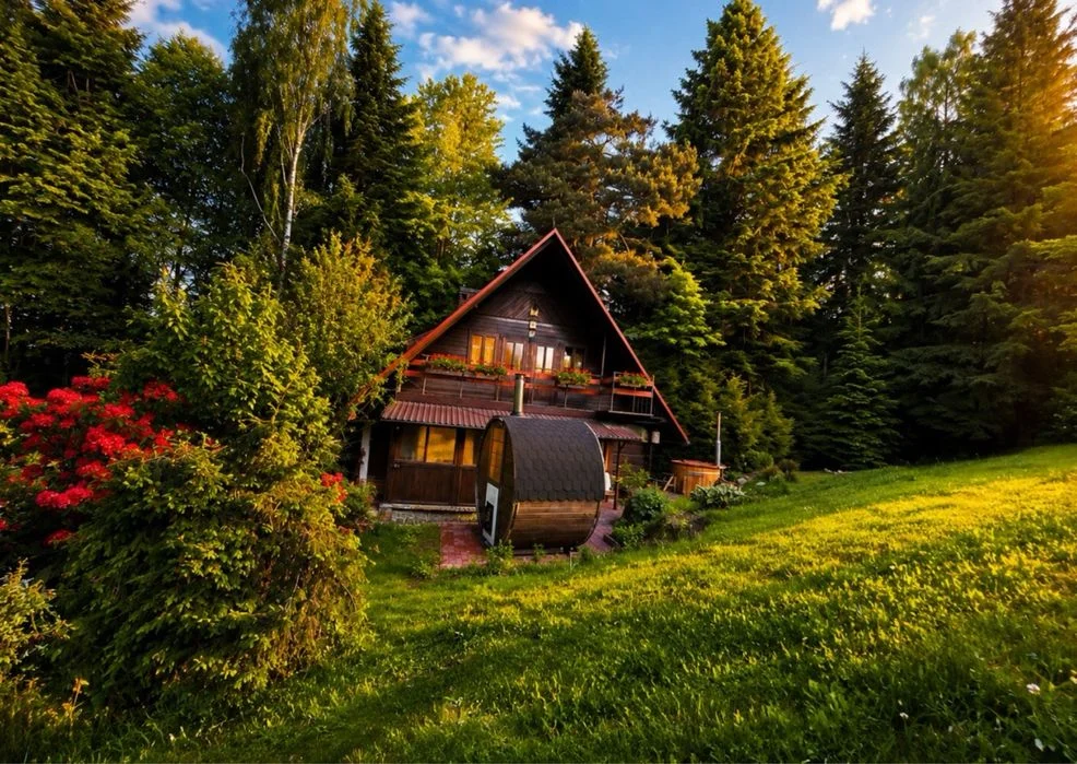 Domek pod lasem balia SAUNA na wyłączność cisza i spokój – zdjęcie 8