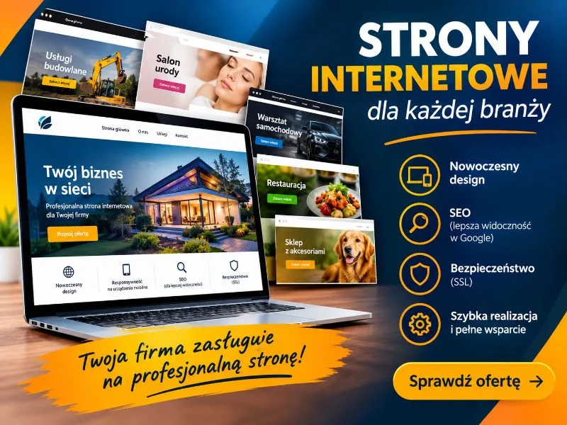 Strony internetowe dla firm budowlanych i remontowych