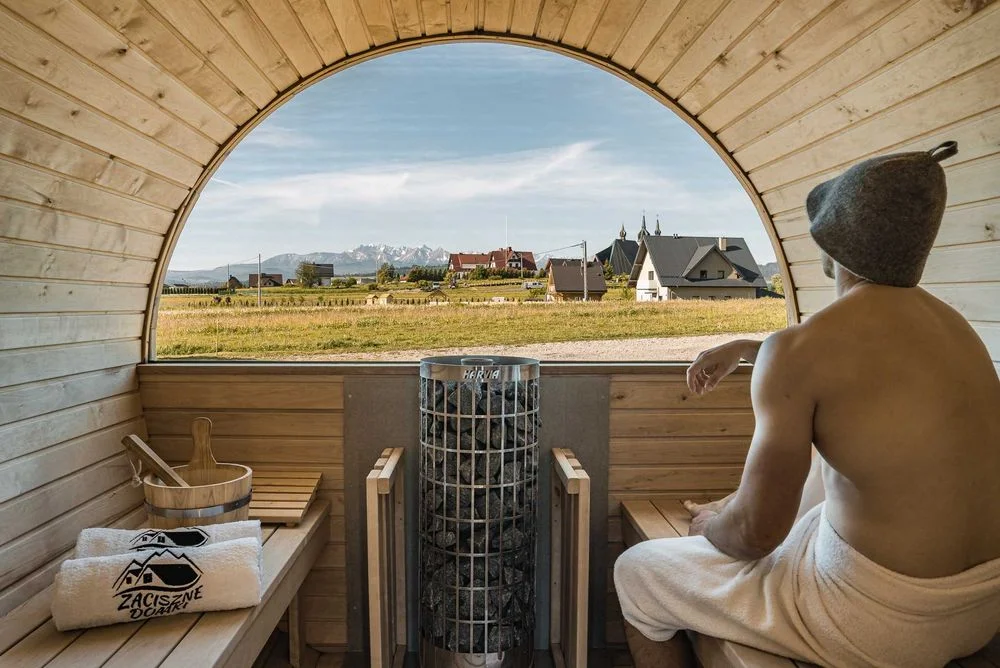 Domek domki noclegi górach Kluszkowce Pieniny Czorsztyn balia sauna – zdjęcie 4