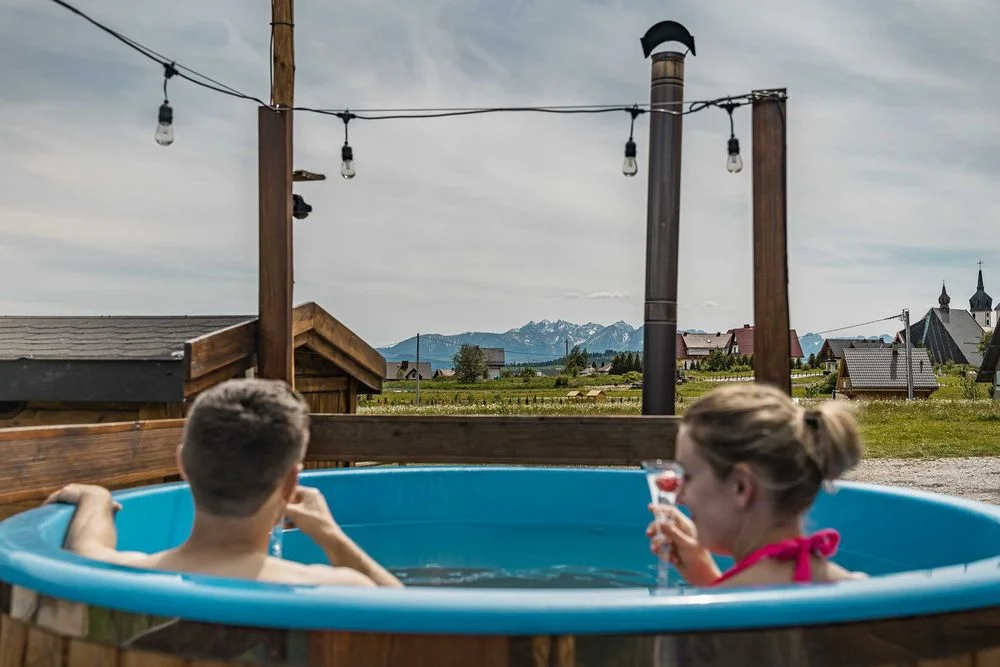 Domek domki noclegi górach Kluszkowce Pieniny Czorsztyn balia sauna – zdjęcie 5