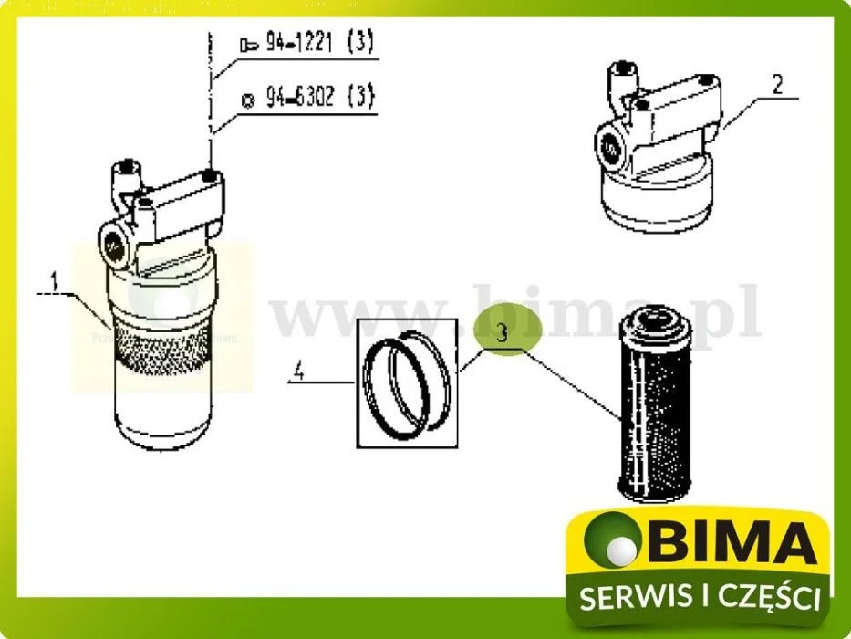 Filtr hydrauliki Renault Ceres 103-52,106-54,120-54,133-54,155-54,90-3 – zdjęcie 3
