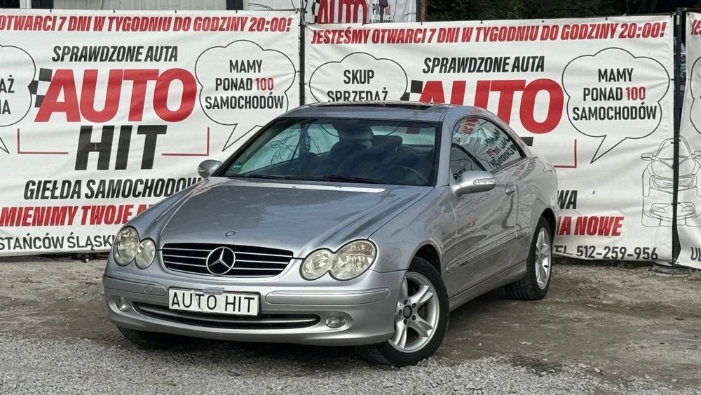 Mercedes CLK 1.8Kompresor LPG // Coupe // Wygodny // Komfortowy // Manual // Zamiana // Raty – zdjęcie 2