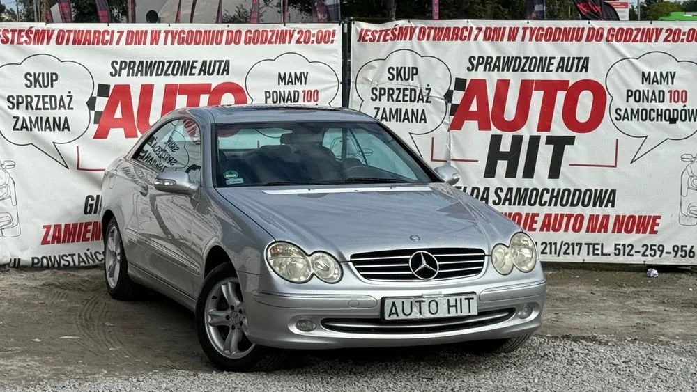 Mercedes CLK 1.8Kompresor LPG // Coupe // Wygodny // Komfortowy // Manual // Zamiana // Raty