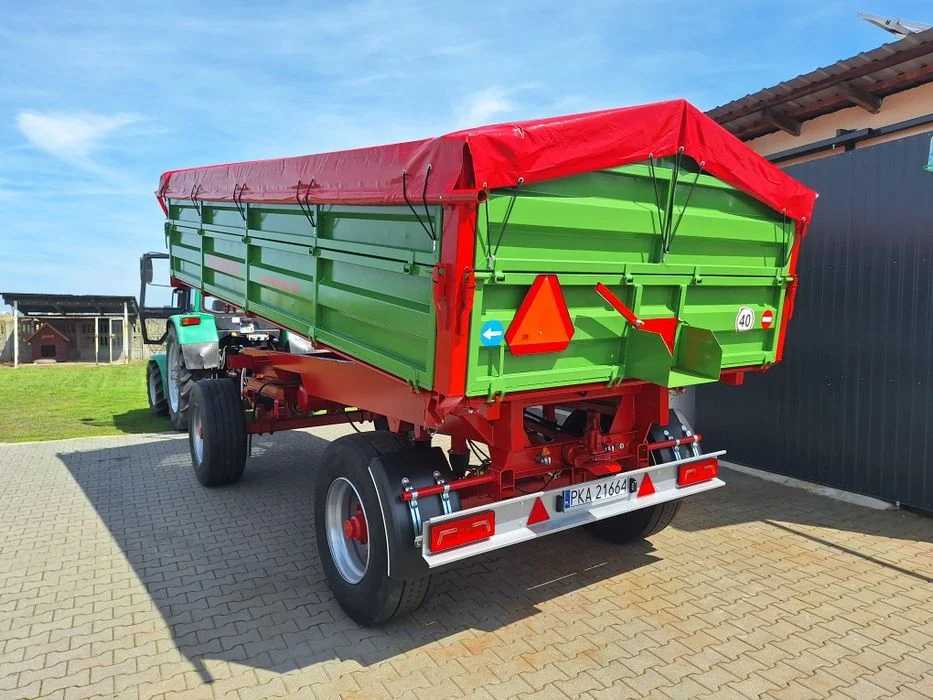 Przyczepa rolnicza 9 ton,3 X wywrot Kassbohrer, hw,hl,d55 – zdjęcie 4