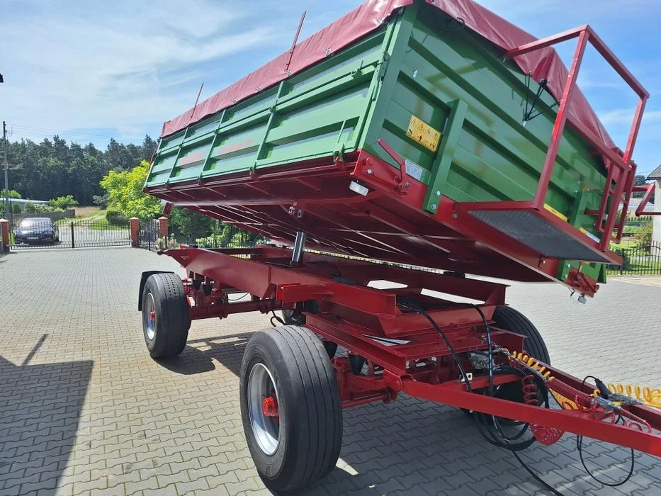 Przyczepa rolnicza 9 ton,3 X wywrot Kassbohrer, hw,hl,d55 – zdjęcie 3