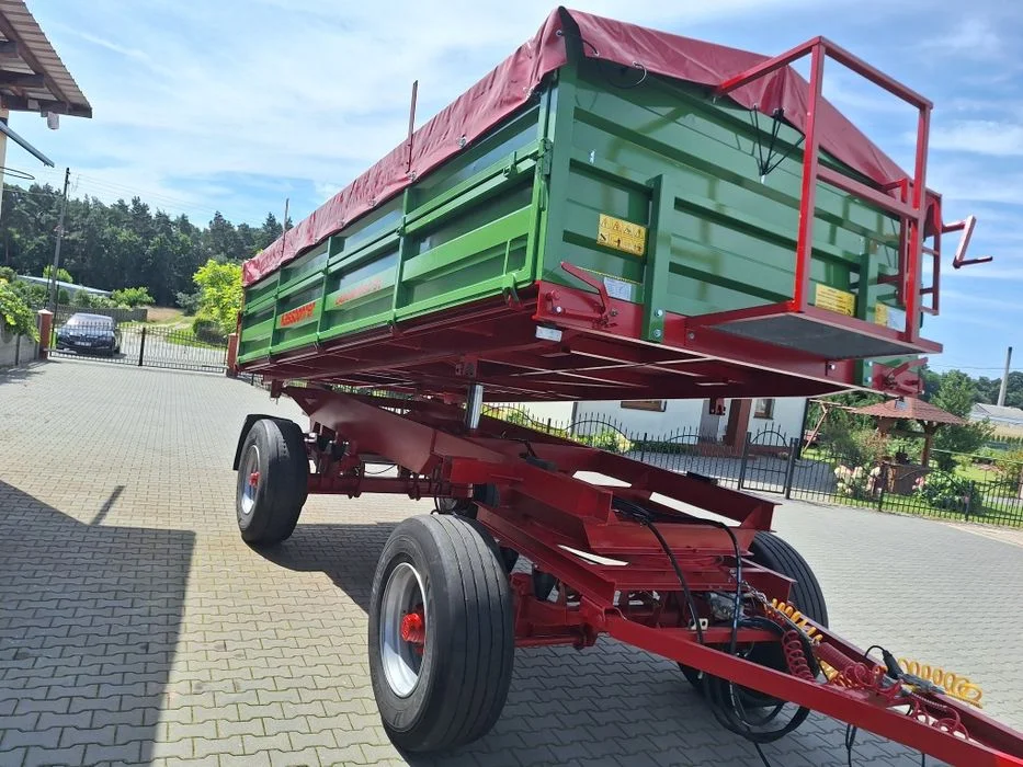Przyczepa rolnicza 9 ton,3 X wywrot Kassbohrer, hw,hl,d55