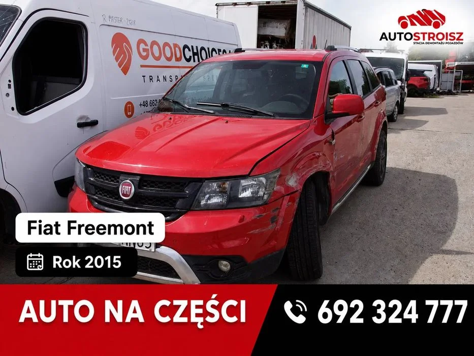 Auto na części - Fiat Freemont 2.0 MultiJet 170 KM 939B5000 62TE PRM 2015R Silnik Skrzynia Drzwi Maska Błotnik Zderzak Klapa Lampa Lusterko Klamka Szyba Deska Kokpit Sterownik Moduł Czujnik Licznik Wy