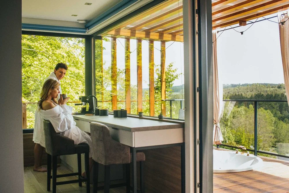 Domek Heaven z jacuzzi sauna SPA na wyłączność Romantyczny weekend Kraków, Katowice – zdjęcie 6