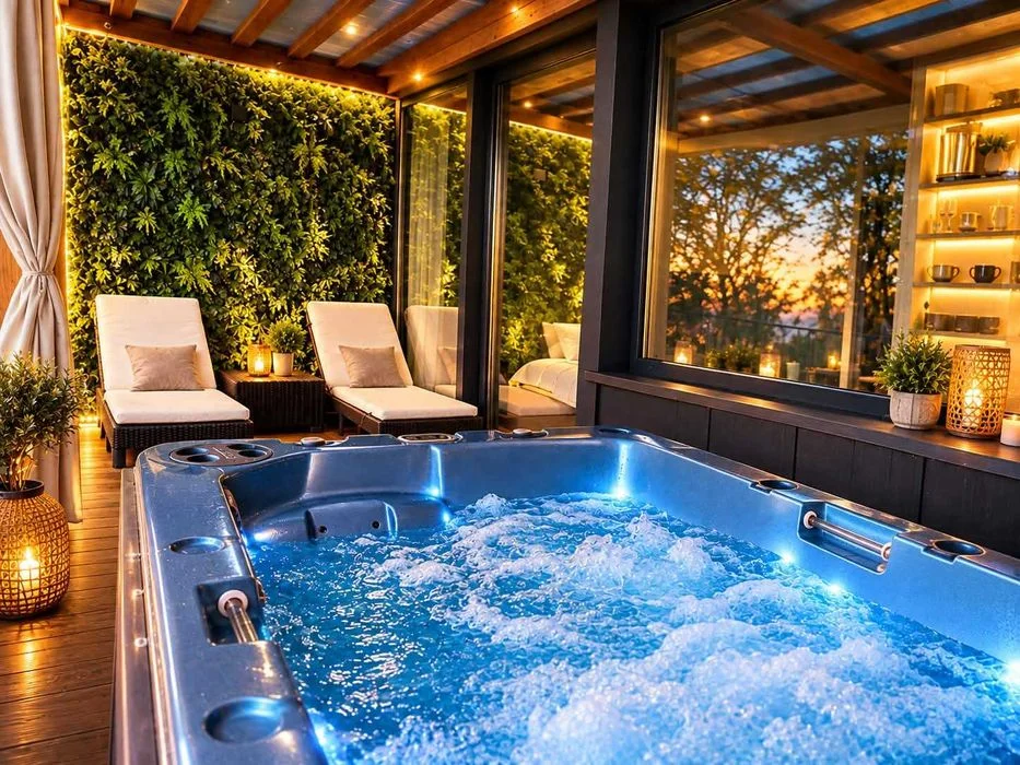 Domek Heaven z jacuzzi sauna SPA na wyłączność Romantyczny weekend Kraków, Katowice – zdjęcie 2
