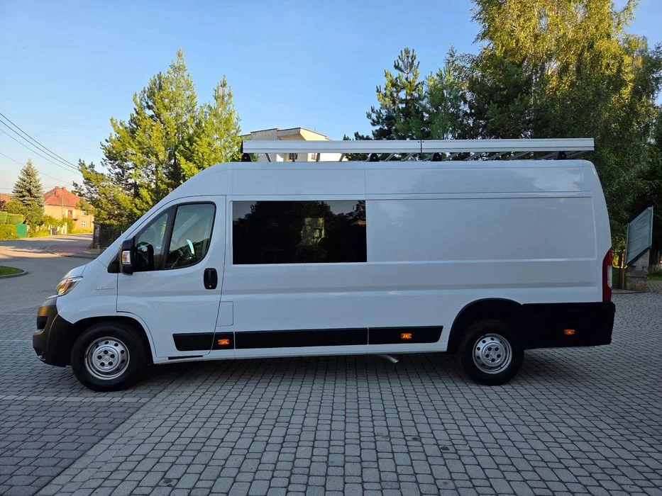 Fiat Ducato Furgon L4H2 Osobowy Stan BDB Finasowanie Maxi L4 Brygadówka 6 7 Osób Doka Led Krajowy master F-Vat 23% Leasing – zdjęcie 6
